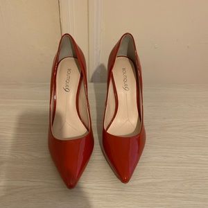 Nine West Boutique 9 Red pumps and Aldo red clutch